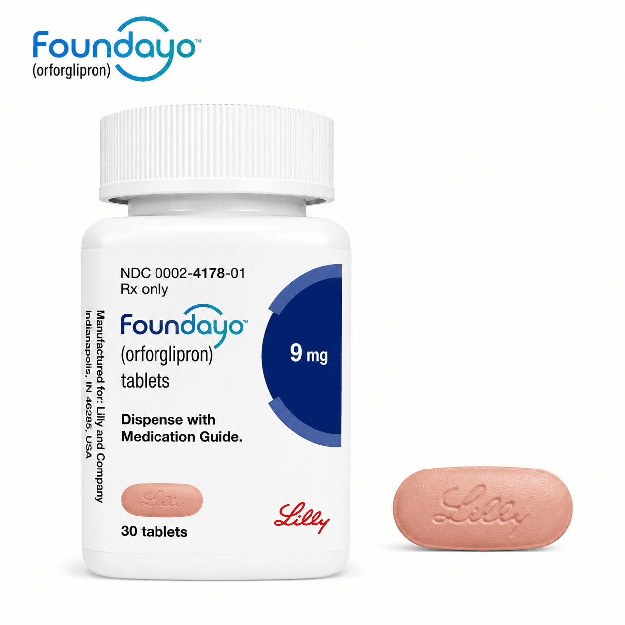 Foundayo™ 9 mg Oral GLP-1 Tablets