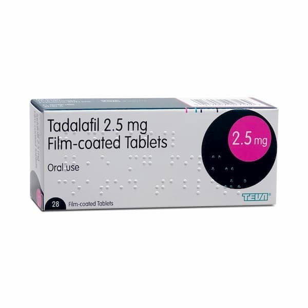 Tadalafil 2.5 mg tablet (Generic Cialis)
