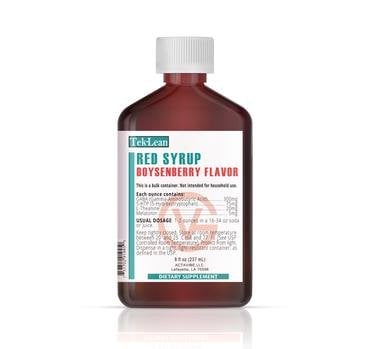 TekLean Red Relaxation Syrup (8oz)