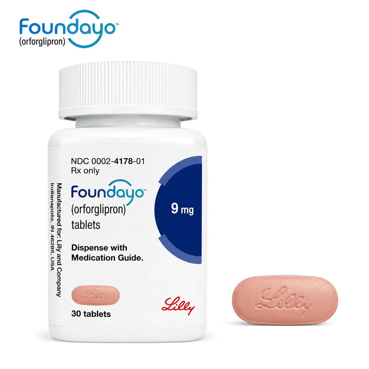 Foundayo™ 9 mg Oral GLP-1 Tablets